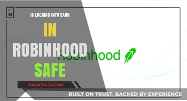 Is Logging into Bank Accounts via Robinhood Secure? A Safety Review