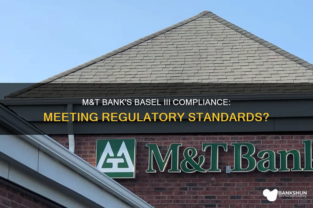is m&t bank basel 3 compliant