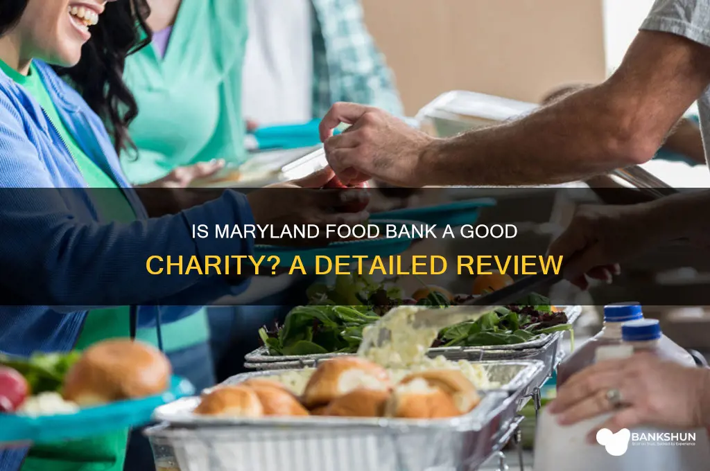 is maryland food bank a good charity