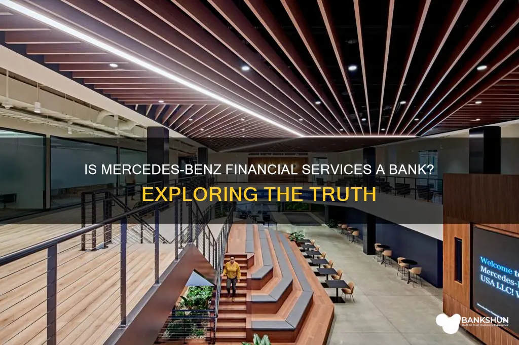 is mercedes benz financial services a bank