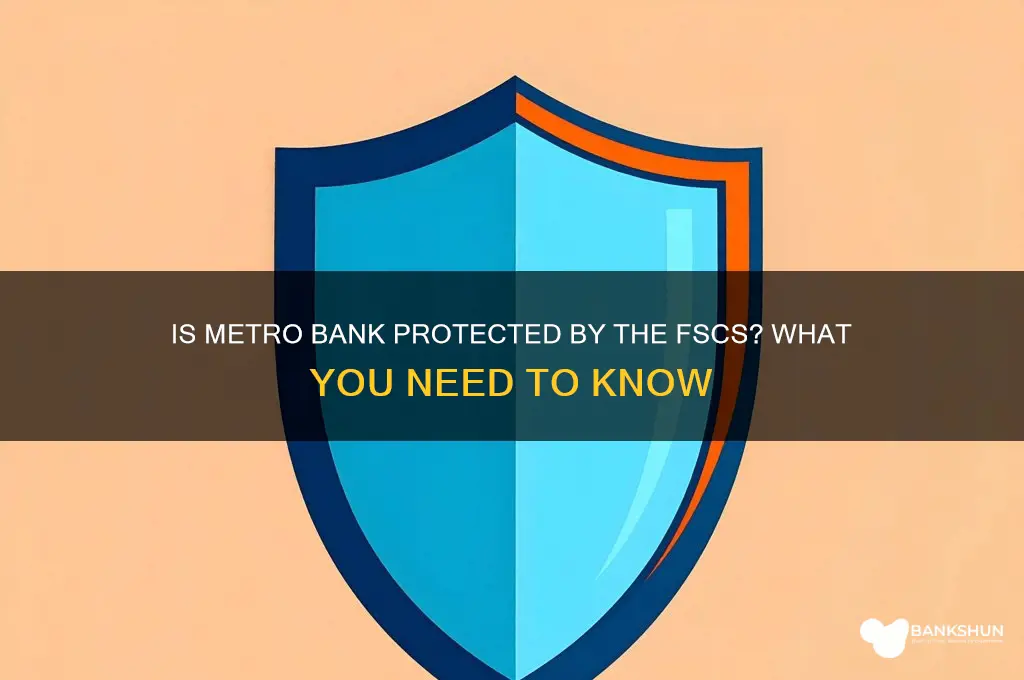 is metro bank covered by the fscs
