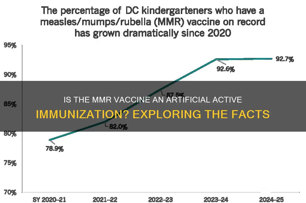is mmr vaccine a artificial active vaccine