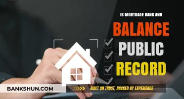 Are Mortgage Bank and Balance Details Public Record? Explained