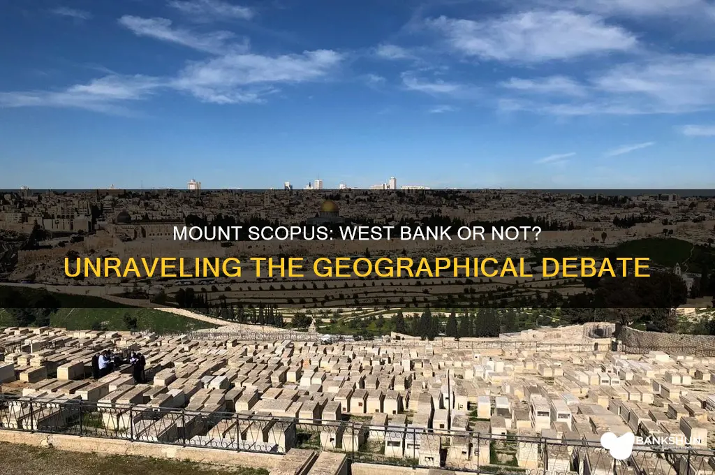 is mount scopus in the west bank