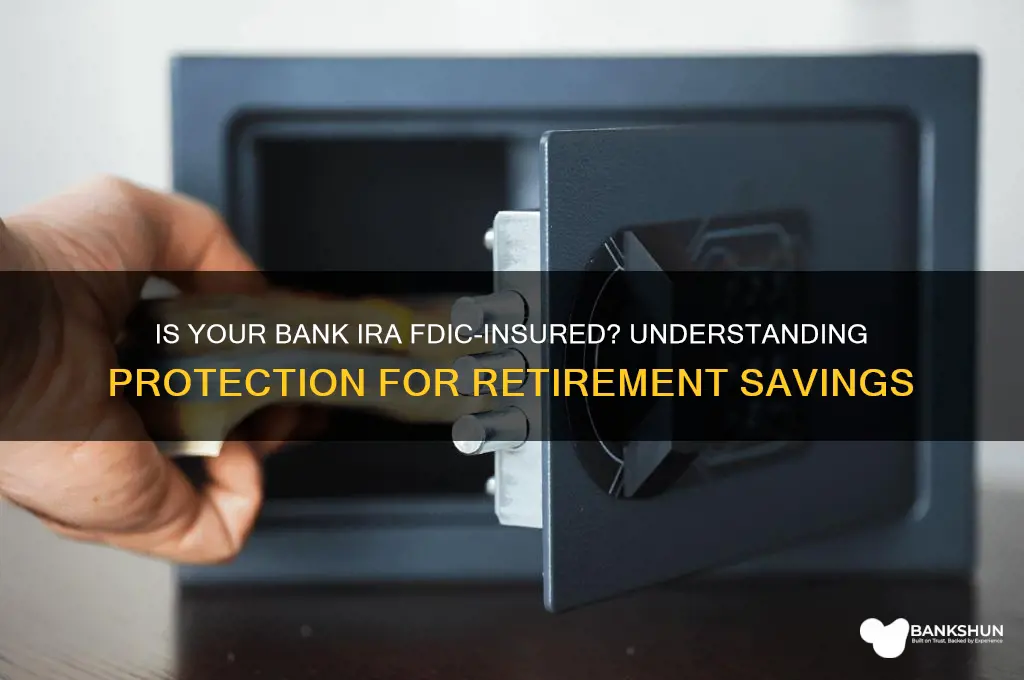 is my bank ira insured by fdic