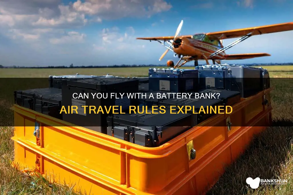 is my battery bank allowed in airplanes