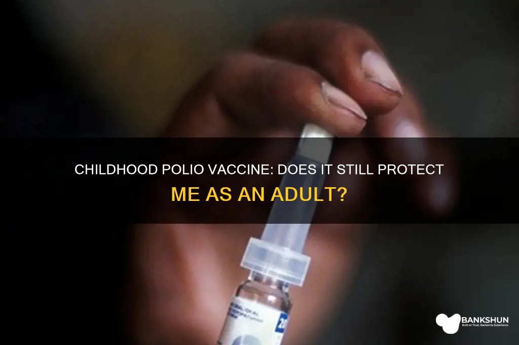 is my childhood polio vaccine still good