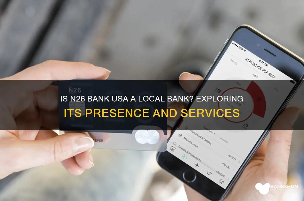 is n26 bank usa a local bank