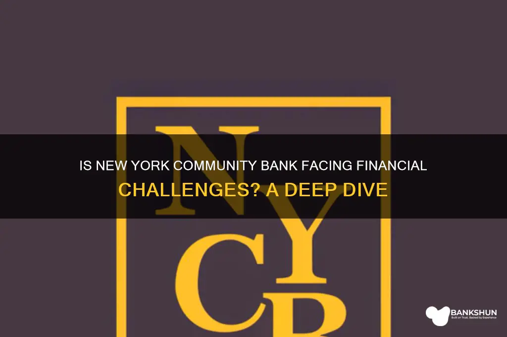 is new york community bank in trouble