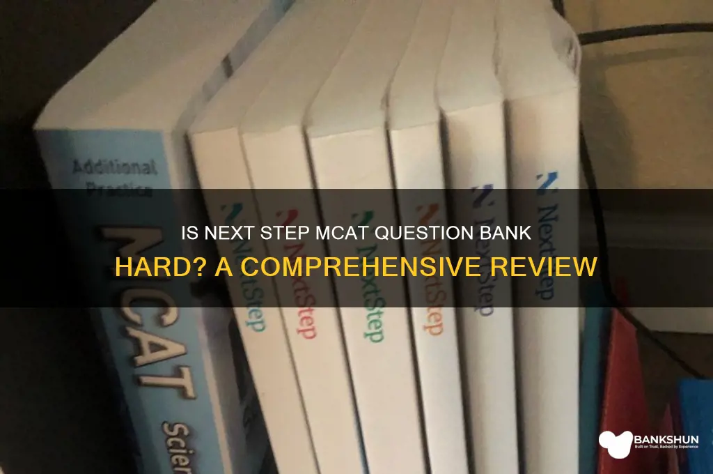 is next step mcat question bank hard