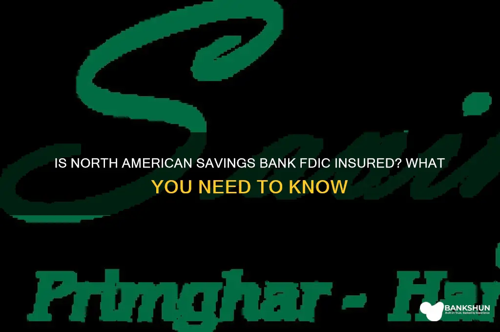 is north american savings bank fdic insured