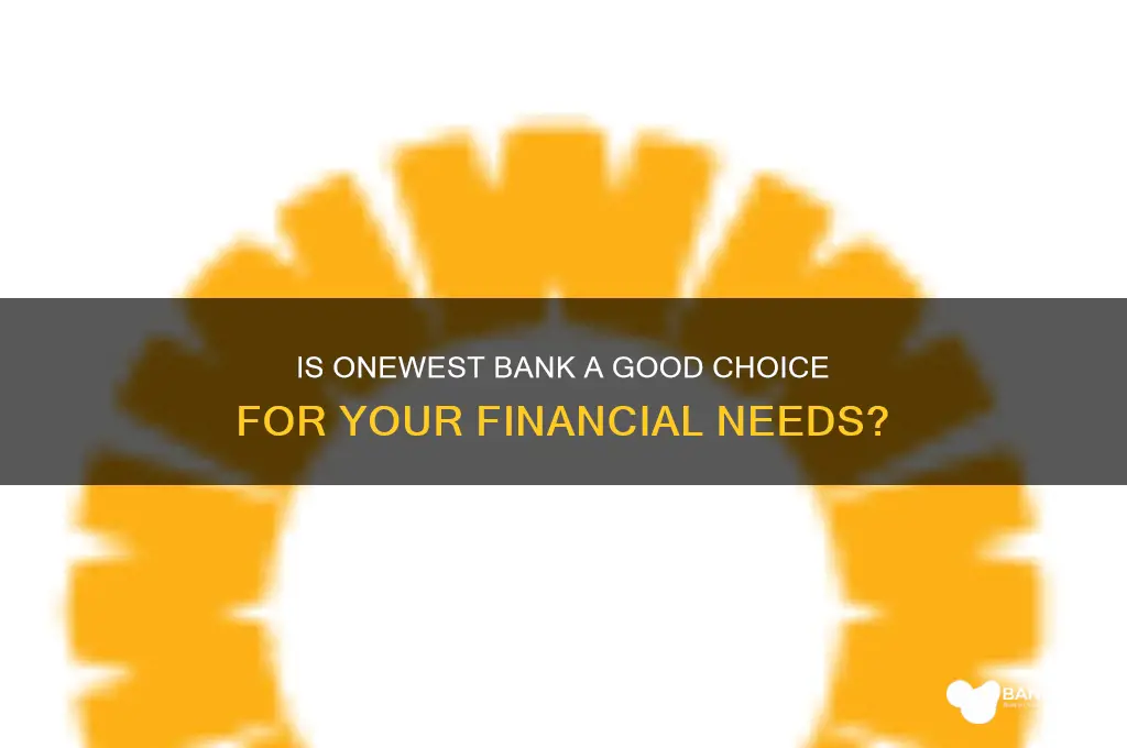 is one west bank a good bank