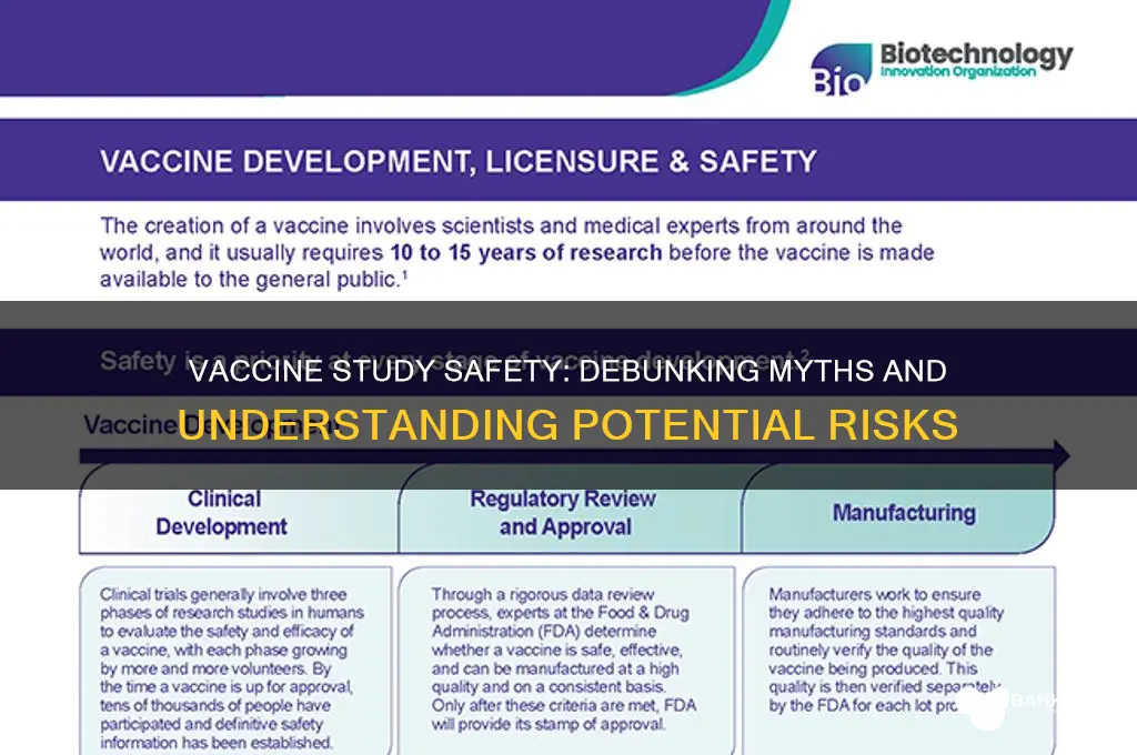is participating in a vaccine study dangerous