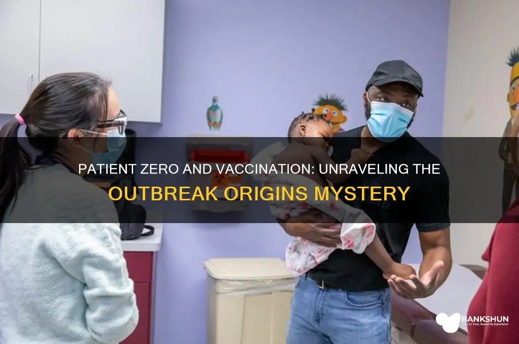 is patient 0 from outbreaks usually vaccinated