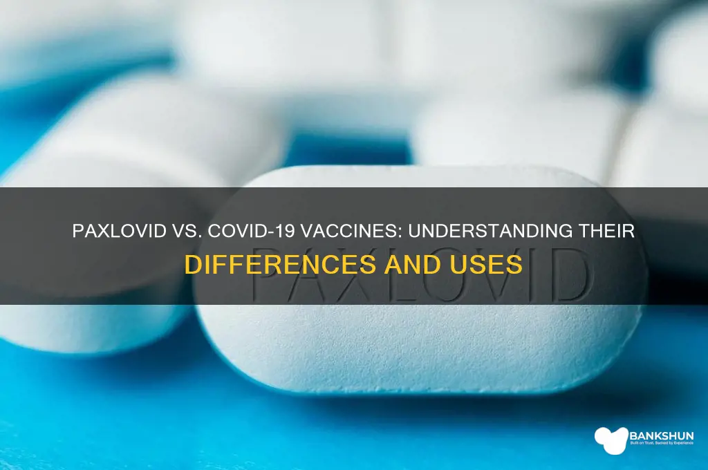 is paxlovid the same as the vaccine