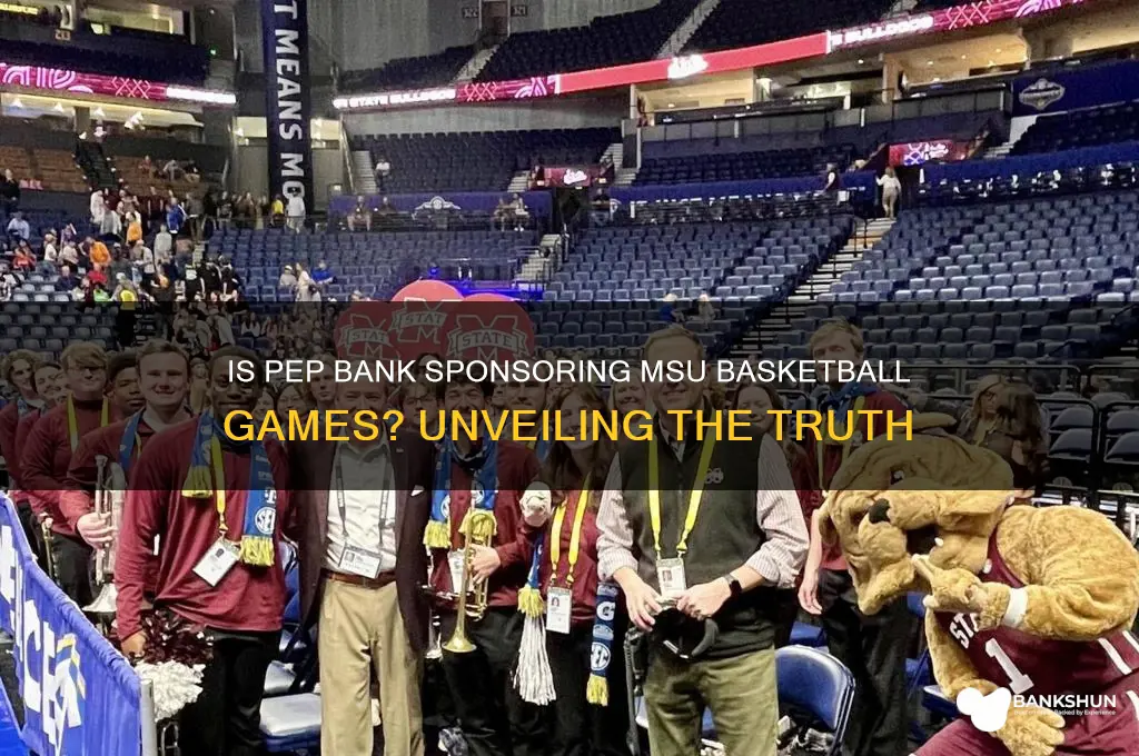 is pep bank at msu basketball game