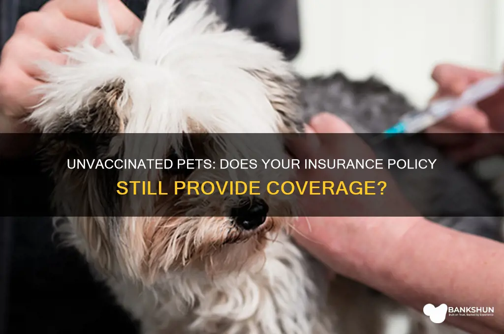 is pet insurance valid if not vaccinated