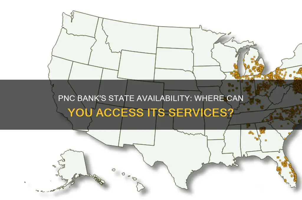 is pnc bank available in all states