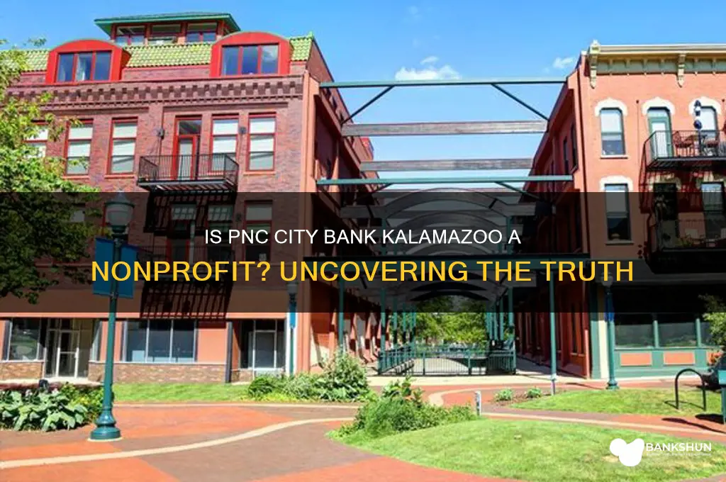 is pnc city bank kalamazoo a nonprofit
