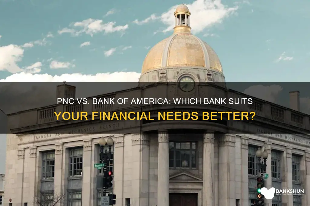 is pnc or bank of ameria better
