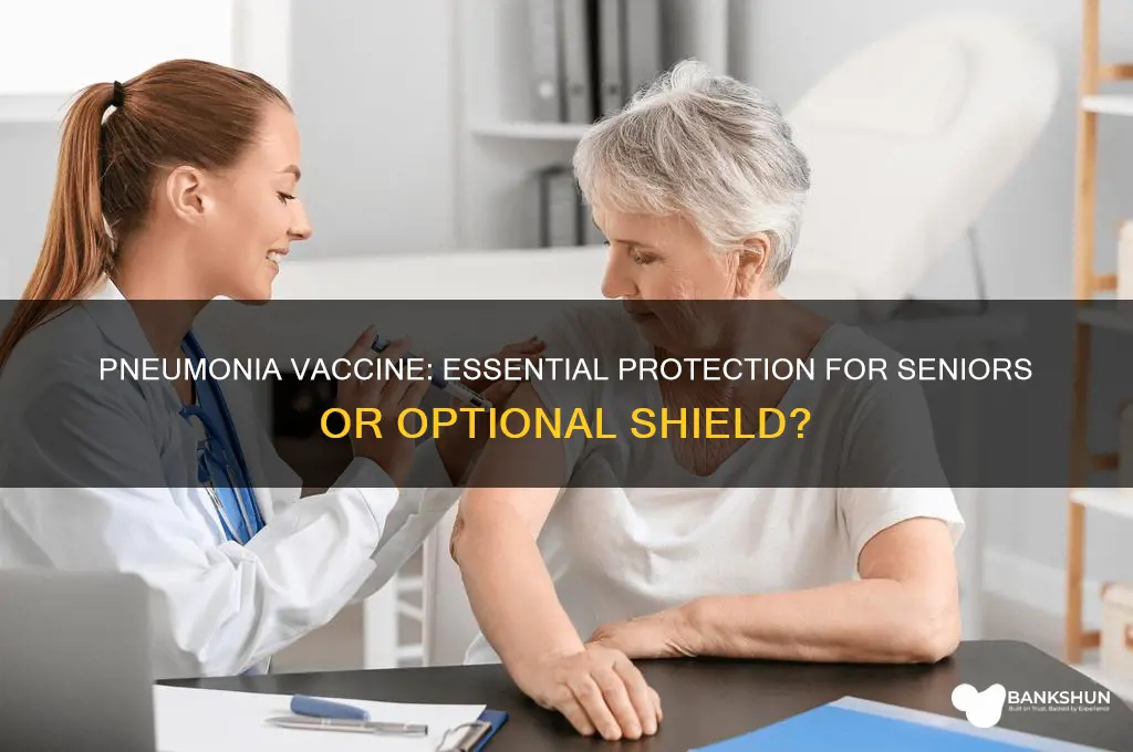 is pneumonia vaccine good for all seniors