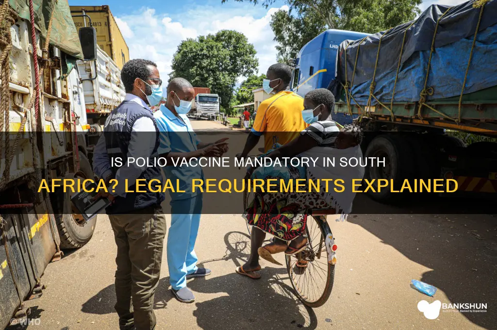is polio vaccine compulsory in south africa