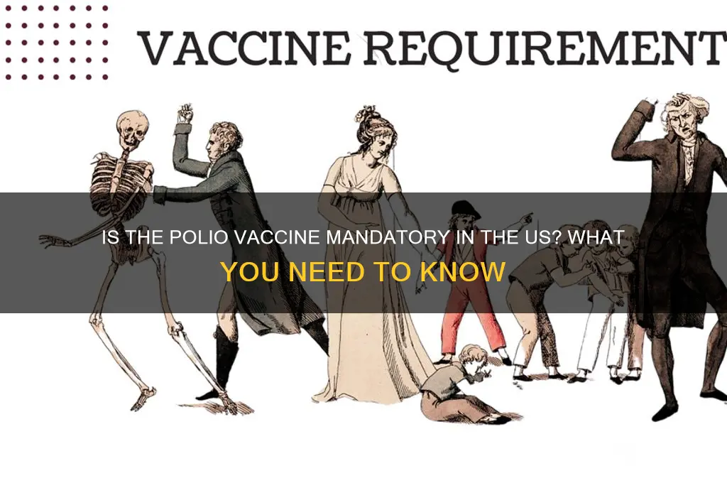 is polio vaccine mandatory in the us