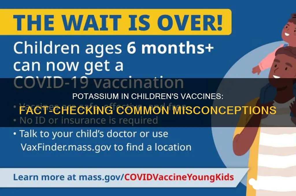 is potassium found in chidren