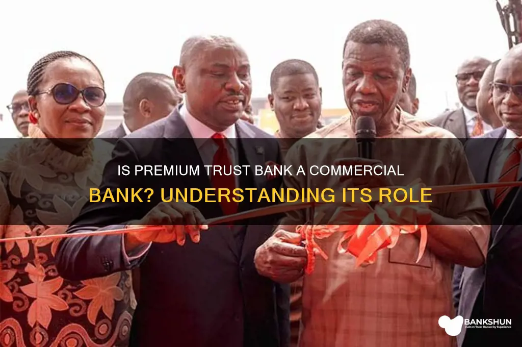 is premium trust bank a commercial bank