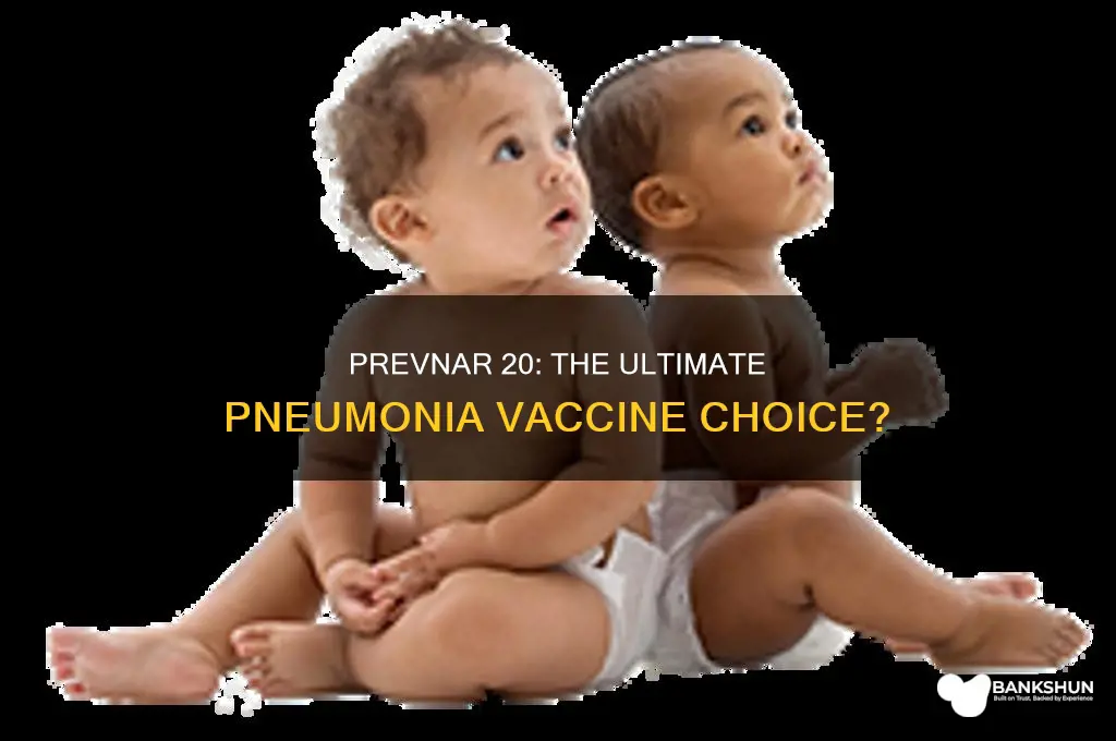 is prevnar 20 the best pneumonia vaccine