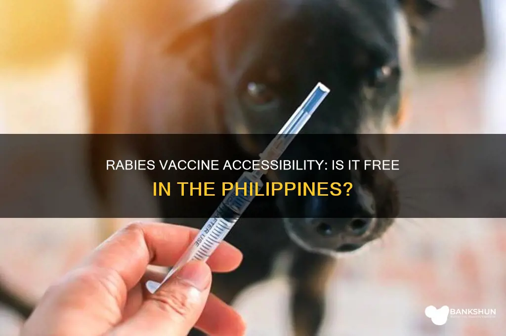 is rabies vaccine free in the philippines
