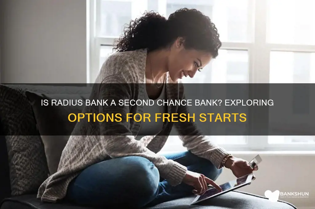 is radius bank a second chance bank