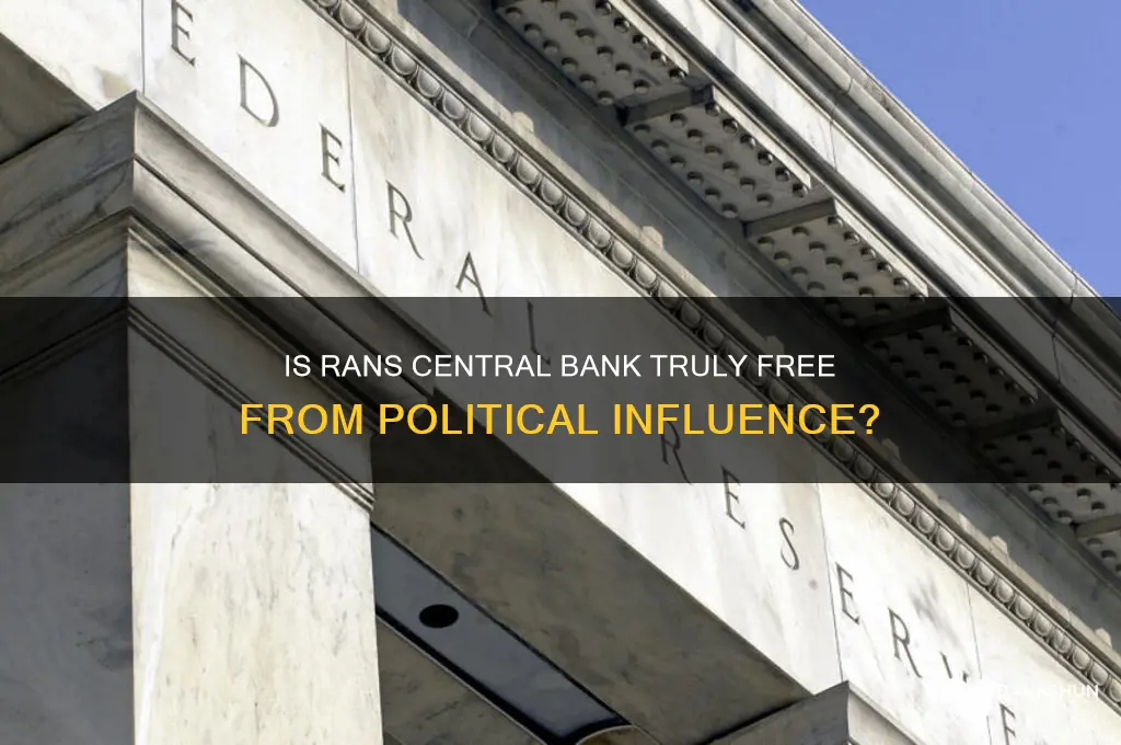 is rans central bank considered politically independent