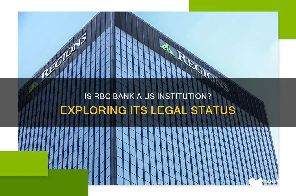 is rbc bank considered a us institution