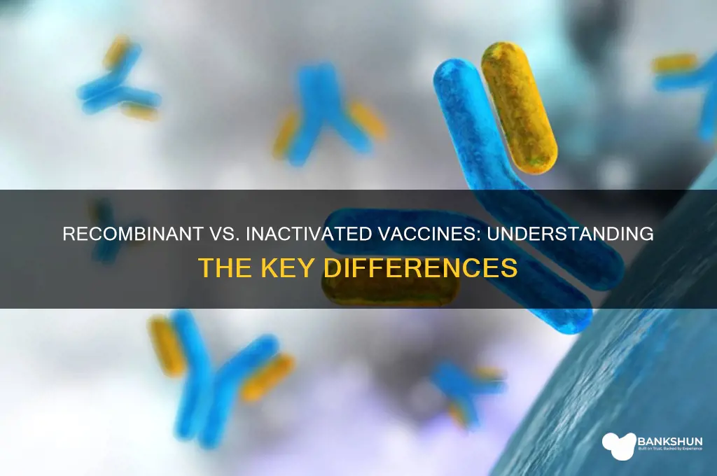 is recombinant vaccine the same as innactivated