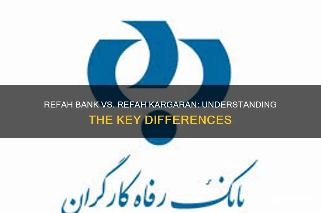 is refah bank same as refah kargaran