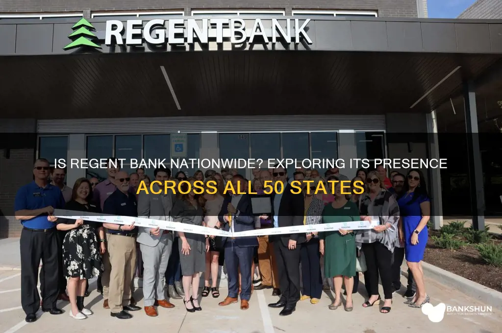 is regent bank in all 50 states