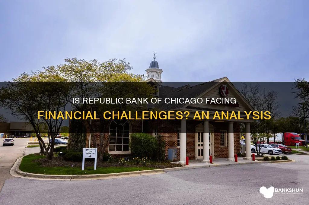 is republic bank of chicago in trouble