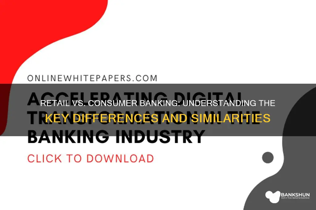 is retail banking same as consumer banking