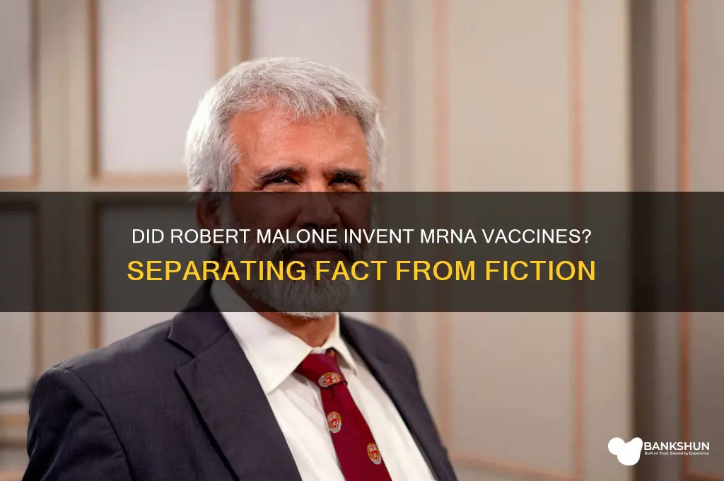 is robert malone inventor of mrna vaccine