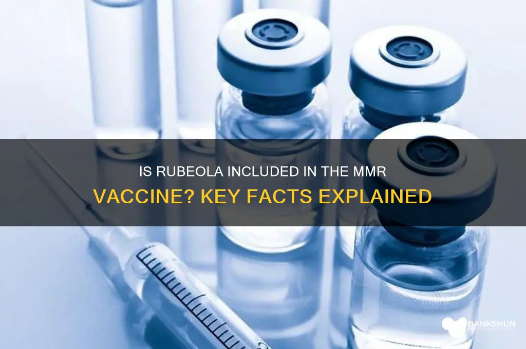 is rubeola part of the mmr vaccine