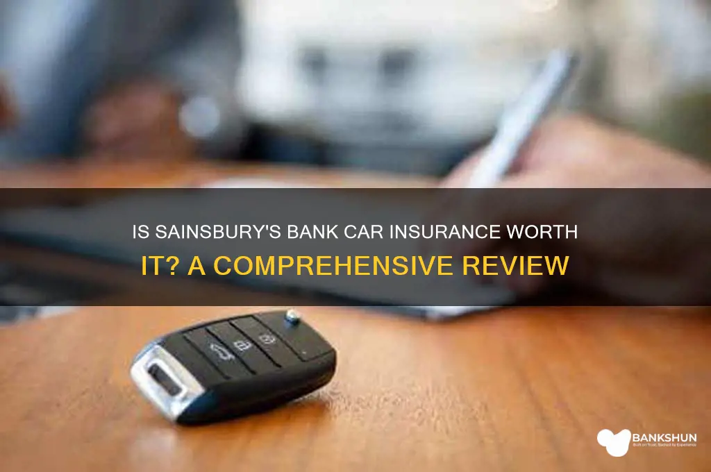 is sainsburys bank car insurance any good