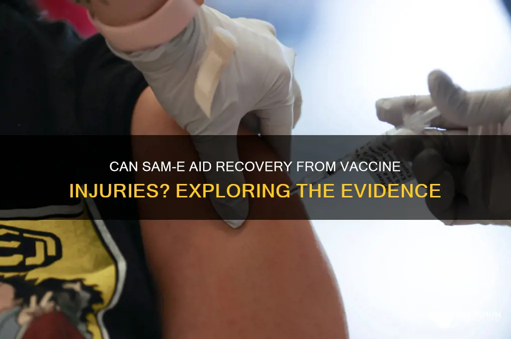 is sam-e helpgul for vaccine injuries
