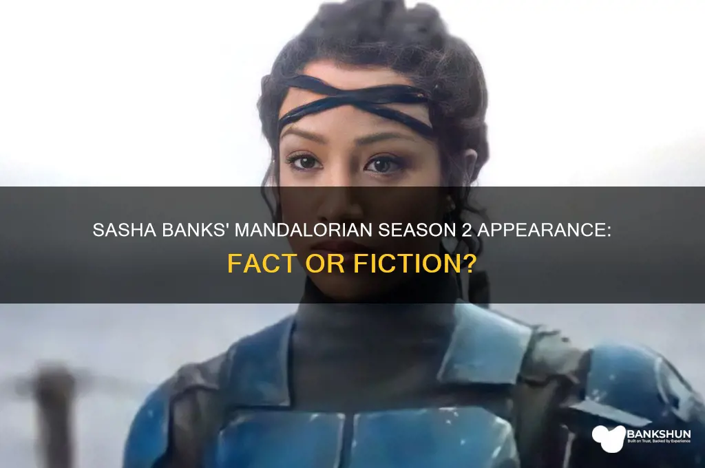 is sasha banks in mandalorian season 2