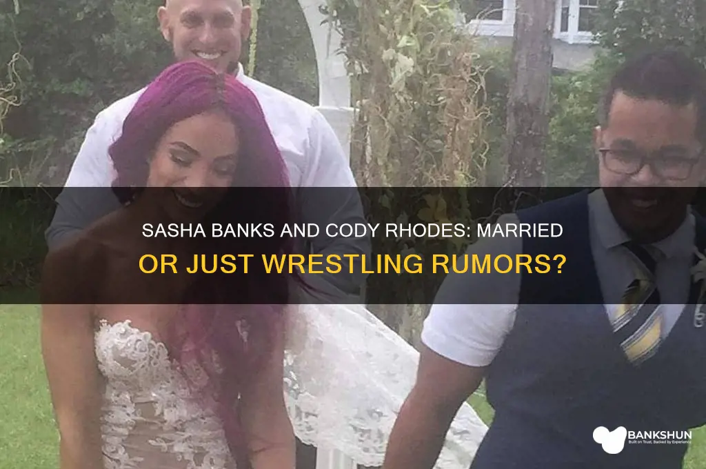 is sasha banks married to cody rhodes
