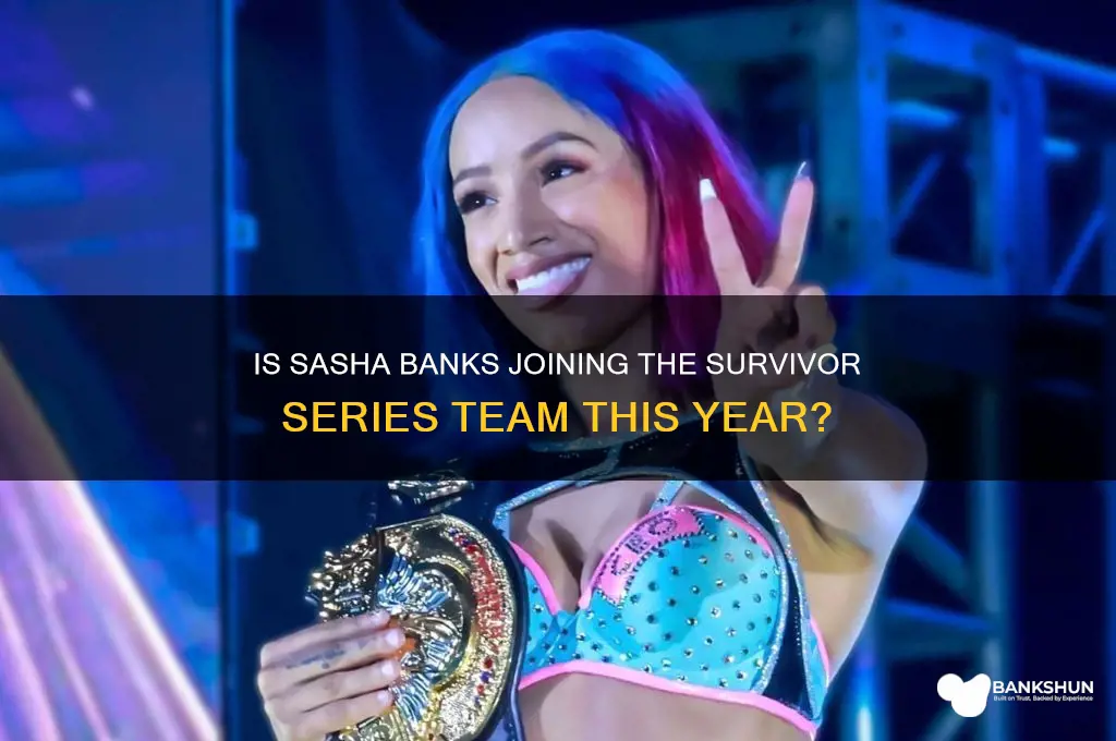 is sasha banks on survivor series team