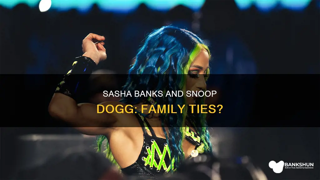 is sasha banks related to snoop dogg
