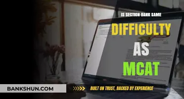 Is Section Bank as Hard as the MCAT? A Comparative Analysis