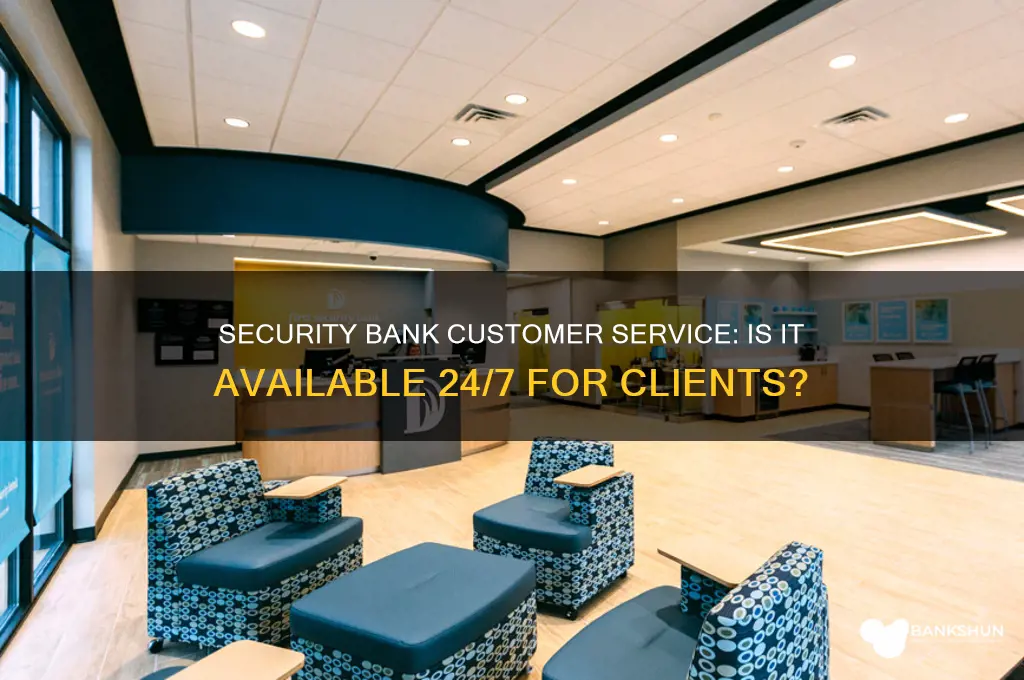 is security bank customer service 24 7