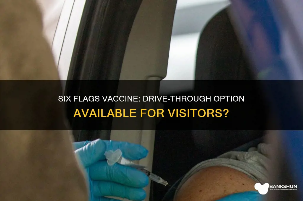 is six flags vaccine a drive through